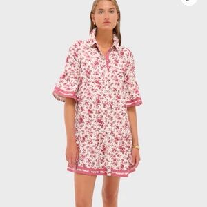 Tuckernuck Pomegranate Bloom Rowe Dress - Floral Pink and White Dress